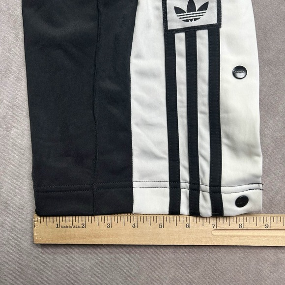 Adidas Women's Adibreak Trefoil Pants Style IU2519 Sz 1X Black White Snap Stripe - Picture 6 of 9